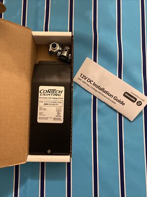NEW  Contech Lighting Dimmable LED Voltage Driver 12V DC 60W TLP12VHW60-ENC