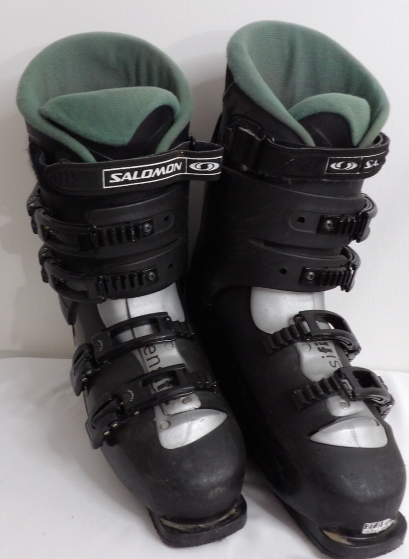 STIVALI DA SCI SALOMON SENSIFIT UK 81 2 US 9 27 CM EU 432 3 THERMICFIT REGOLABILI USATI IN OTTIME CONDIZIONI