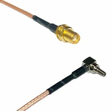 USA-CA RG316 SMA FEMALE to CRC9 MALE ANGLE Coaxial RF Pigtail Cable