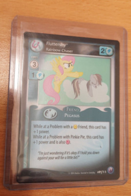 Fluttershy ''Rainbow Chaser'' MLP CCG CG Promo Card #Pf11