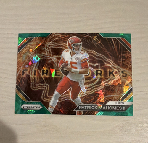 Panini Prizm 2023 Fireworks Green Ice Prizm Patrick Mahomes II Chiefs #F-2
