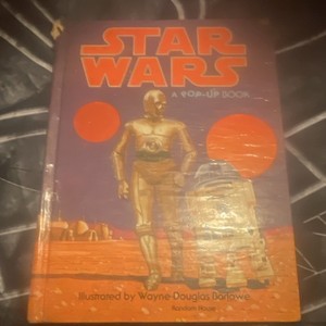Star Wars Pop-Up Book by Wayne Douglas Barlowe Hardcover 1978