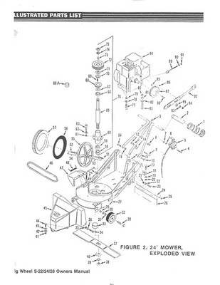 Service Parts Manual Fits Big Wheel YaZoo 22