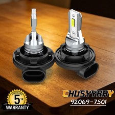 For Honda TRX350FE/FM Rancher 2000-2003 LED Headlight Bulbs Super Bright 6000K