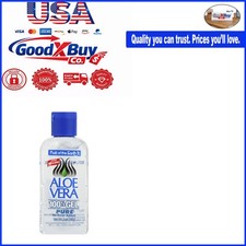 Fragrance Free Aloe Vera Gel 2oz Moisturizing for Dry Skin