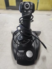 Saitek Cyborg 3D Rumble Force USB Joystick Controller Flightstick Works Tested 
