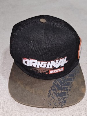Motul Original Racing Motorcycle Hat Cap Mesh Dakar Black Green