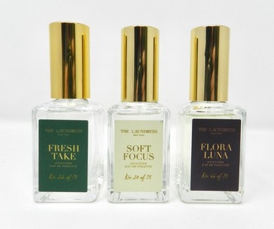 The Laundress Fresh Take Soft Focus Flora Luna EDT Fragrance Lot 3 x 1 fl oz