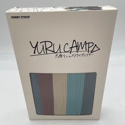 Yuru Camp Rin Shima Striped Scarf Hobby Stock Official Costume japan Anime