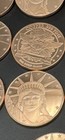 Lot of 15 • 1 oz .999 Fine Copper Rounds • Statue of Liberty / Eagle Design — photo 3