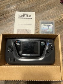 Sega Game Gear Boxed Handheld Console With Columns