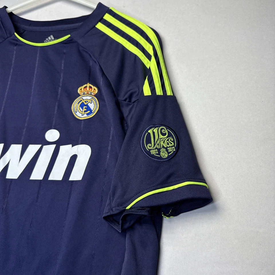 Real Madrid Bwin Adidas 2012 Navy Jersey  Size Small Adult - Image 4 of 4
