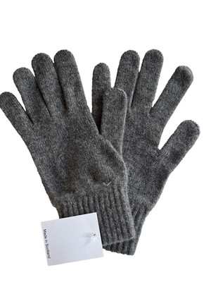 Herren Strick Kaschmir Handschuhe, Made in Scotland