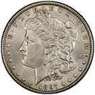 1897 (P) Morgan Silver Dollar - PCGS GOLD SHIELD UNC (Looks MS63/MS64)