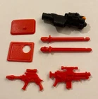 G.I. GI JOE gijoe LONG ARM WEAPONS PARTS LOT gun launcher shield FREE SHIP