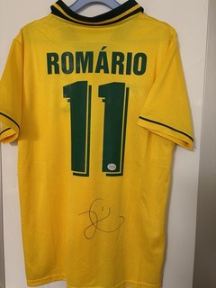 Signed Romario Brazil Jersey with Coa