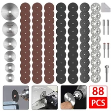 88x Diamond Cutting Wheel For Dremel Rotary Tool Die Grinder Metal Cut Off Disc