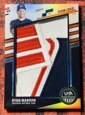 Ryan Marohn 2026 PANINI STARS & STRIPES PRIZM USA TEAM Logo Game Worn Patch 9/19