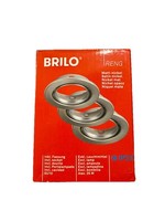 3 X Briloner Einbaustrahler Nickel Ø86Mm Max. 35W Inkl. GU10 Fassung Schwenkbar