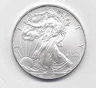 2008 American Silver Eagle 1 Oz Gem Brilliant Uncirculated in Plastic Folder