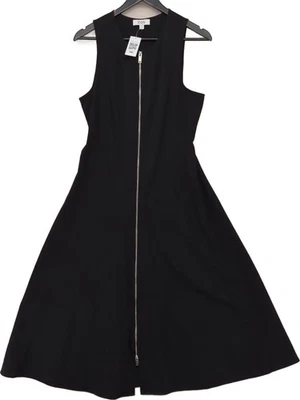 Vestido midi línea A de Cos M en negro - Imagen 1 de 4