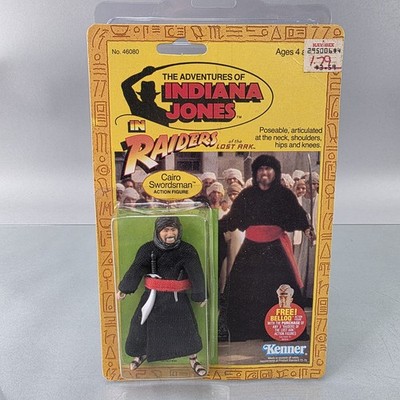 1982 Kenner Indiana Jones Cairo Swordsman 3.75'' Figure Raiders of The Lost Ark