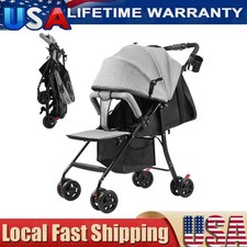 Standard Lightweight Baby Stroller Compact AirplaneTravel-Friendly One-Hand Fold