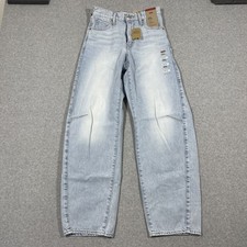 NWT Levi's Women's Sz 25x31 Cinch Barrel Jeans Light Wash Denim