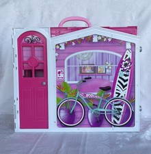 Barbie Glam Casa de Vacaciones Fold N Go Juego con Accesorios 2009 Mattel