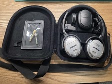 BOSE QC 3 QuietComfort 3 Acoustic Noise Cancelling On Ear Headphones W/Case