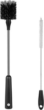 2 Pa Bottle Brush, 15 Inches Stainl Steel Long Handle Baby Bottle