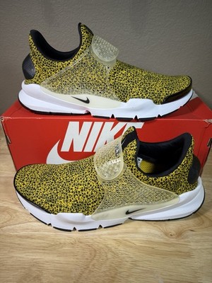 Nike Sock Dart QS University Gold Black White Safari 942198-700 RARE