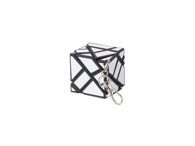 Mini Ghost Cube Puzzle Game Key Ring
