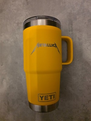 Metallica M72 World Tour Exclusive Yellow Yeti Rambler Tumbler Cup