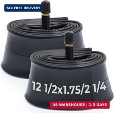 2PCS 12.5x1.75-2.25 Bike Tubes 32mm Schrader Valve Butyl Rubber
