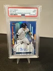 2025 Topps Finest Ben Rice Auto RC Blue Refractor Rookie #/99 Yankees PSA 9