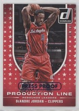 2014 Donruss Production Line Rebounds Press Proof Blue 94/99 DeAndre Jordan 1e6a