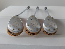 Vintage Refinished PING ZING Blonde 1, 3 5 Woods - KT-M shafts