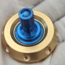 Titanium Brass Hand Spinning Top Finger Spinner Ceramic Bead Fidget EDC Toy