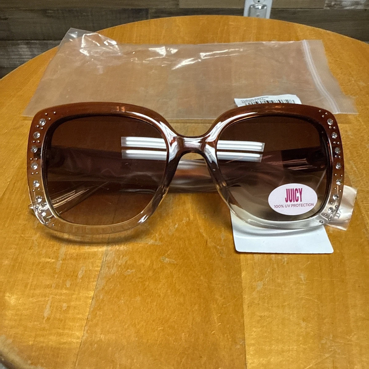 Juicy Couture Oversized  Sunglasses 100 uv protection Juicy Couture Tortoiseshell & Pink Oversized Sunglasses  main image 3