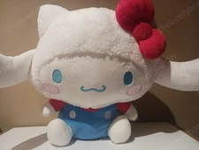 Sanrio x Round1 Collab. Cinnamoroll 11.8” Plush Costume Hello Kitty New NWT