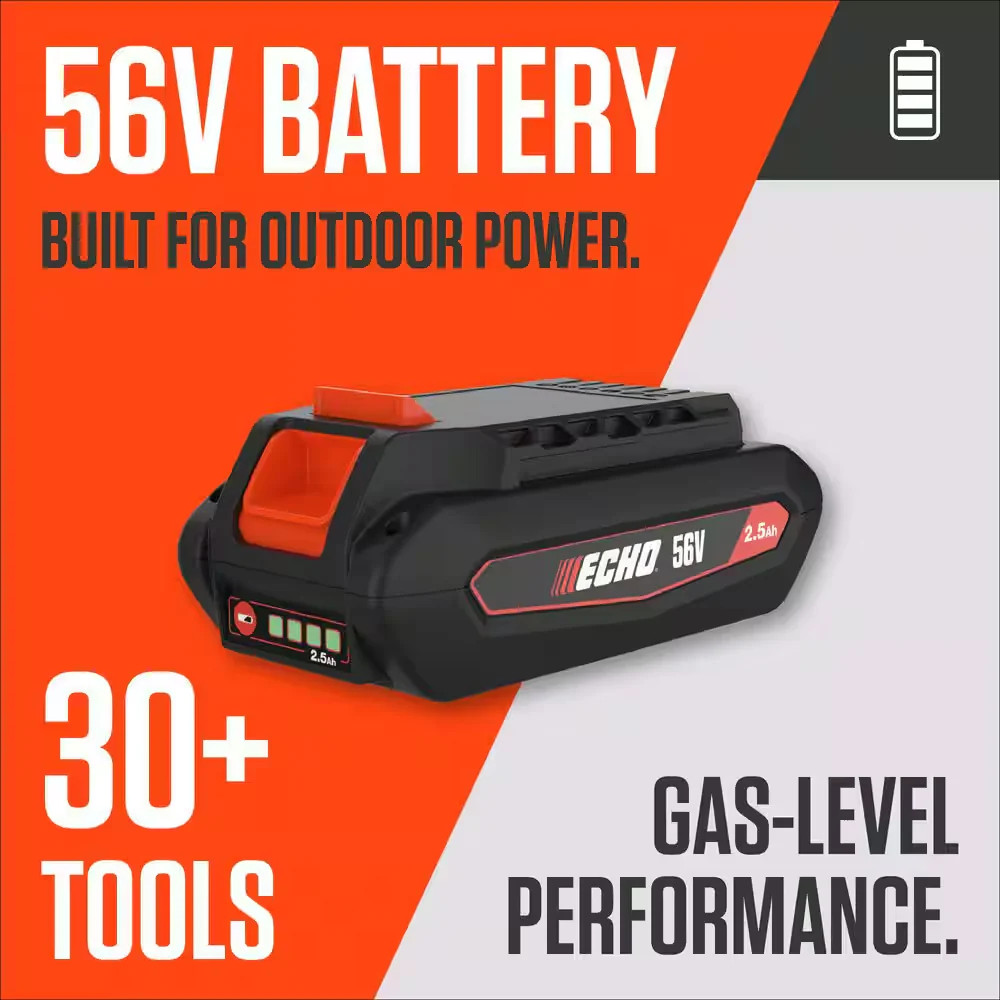 ECHO 56V Cordless Handheld Leaf Blower 526 CFM 2.5Ah Battery & Charger Kit
