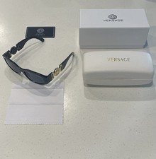 Versace Unisex black Sunglasses white case 0VE4361 GB1/87 53mm