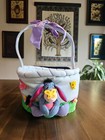 RARE New Disney Store Winnie The Pooh Eeyore & Butterflies Blue Easter Basket — photo 1