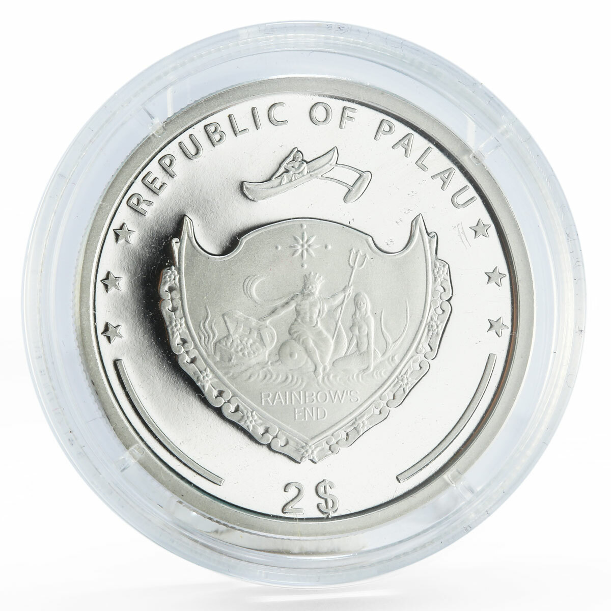 Palau 2 dollars 60th Anniversary of Ferrari 500 F2 Bolide