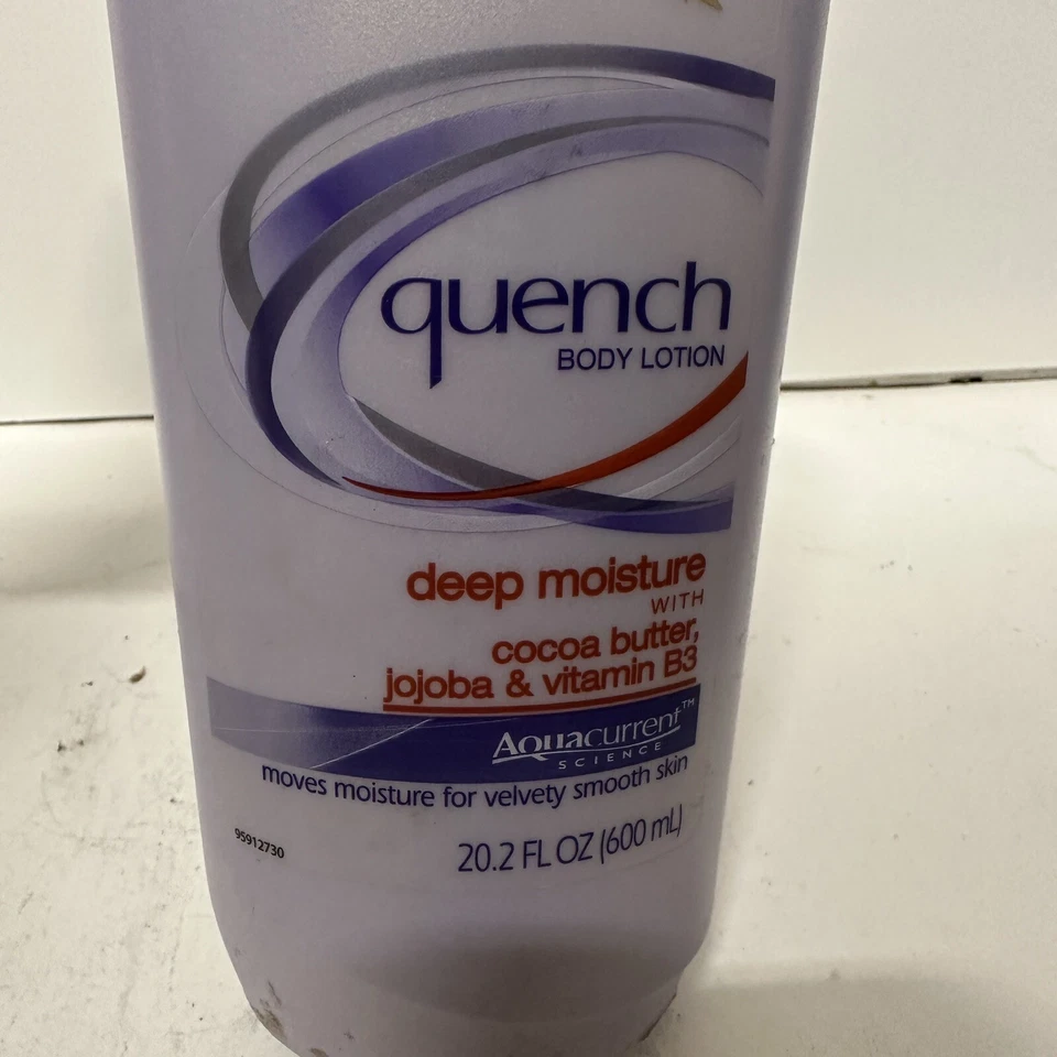 Loción corporal Olay Body Quench hidratación profunda manteca de cacao jojoba 20,2 OZ DIFÍCIL DE ENCONTRAR Foto 3 de 4