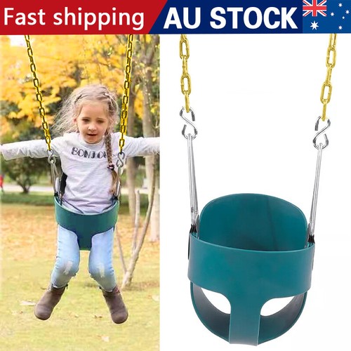 300KG High Back Full Bucket Toddler Swing Seat Baby Kids Trapeze w/ 1.5m Chain W - Picture 10 of 10