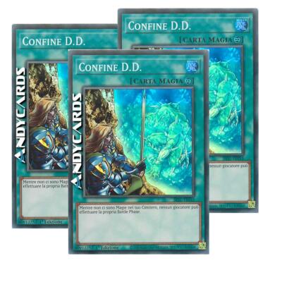 3x CONFINE D.D.   (D.D. Borderline)   Super R   SESL IT055   YUGIOH!   ANDYCARDS