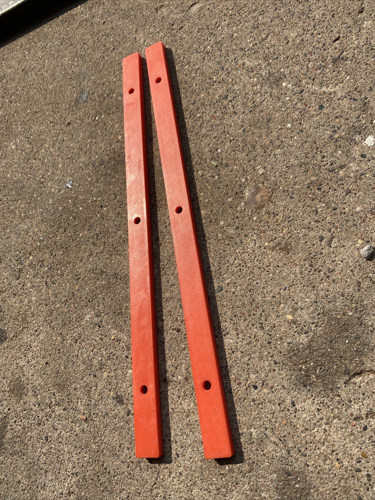 Table Saw Plastic 5/8”Wide 1/4”Tall Crosscut Sled Miter Gauge bar 3D