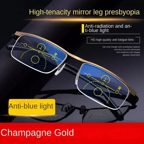 Transition Reading Glasses Photochromic Blue Light Blocking Near Far Multifocal - Picture 10 of 27